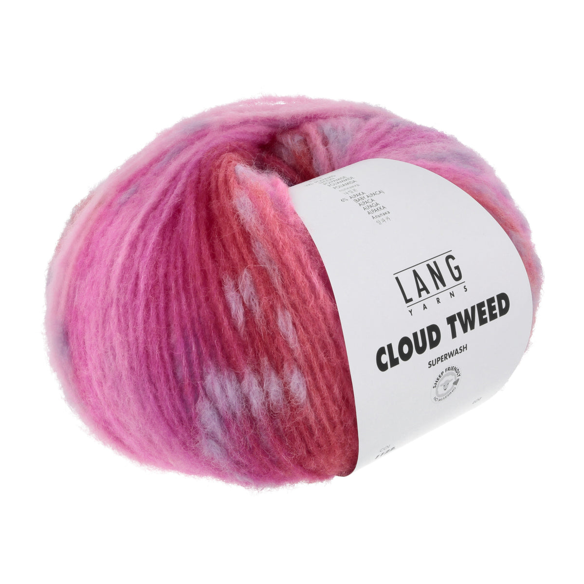 Lang Yarns Cloud Tweed kleur 0001