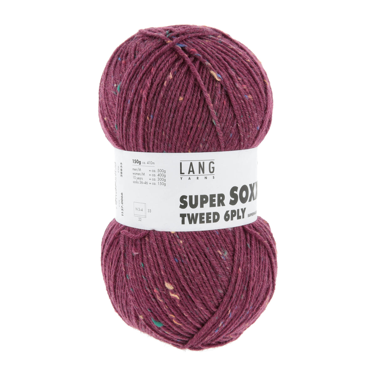 Lang Yarns Super Soxx 6-Ply Tweed kleur 0004