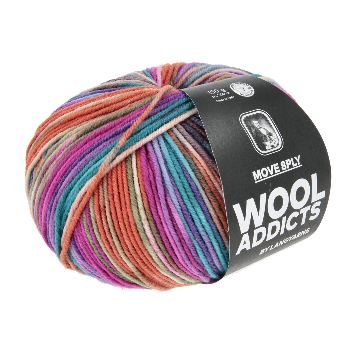 Lang Yarns Move 8 Ply kleur 0001