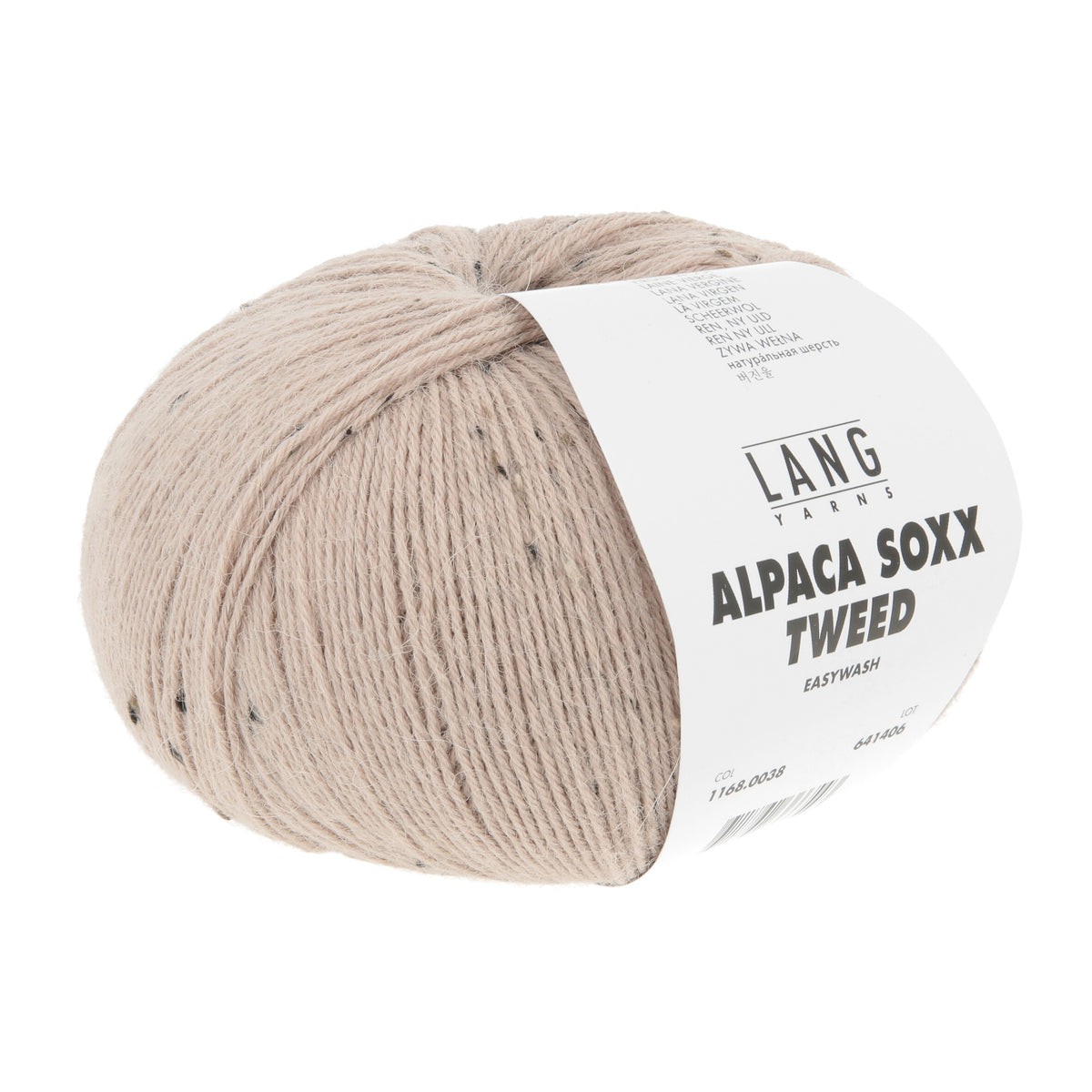 Lang Yarns Alpaca Soxx Tweed kleur 0002