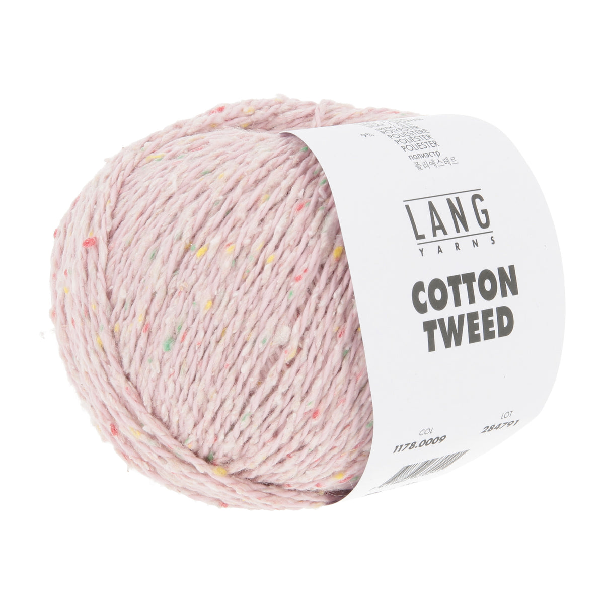 Lang Yarns Cotton Tweed kleur 0001