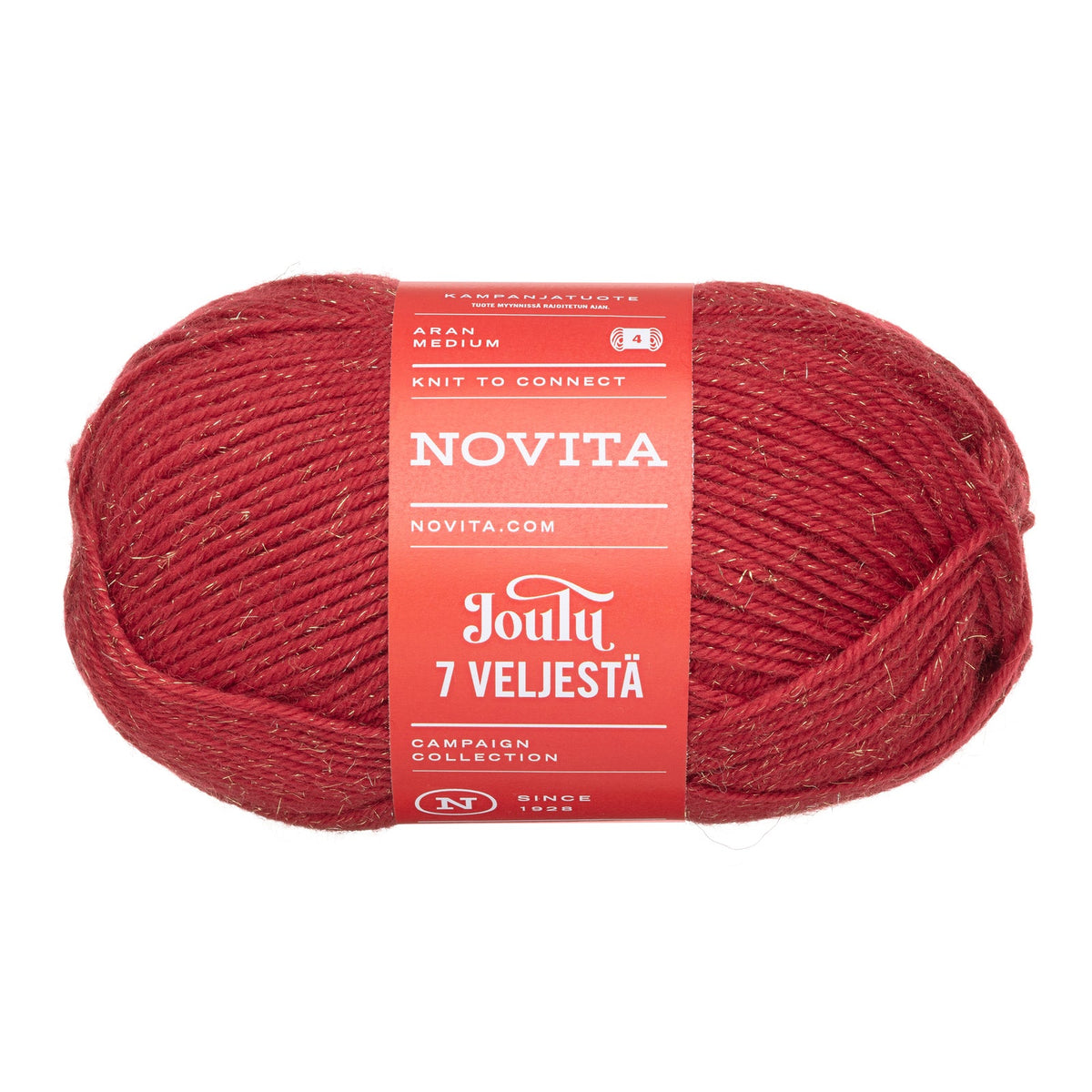 7 Veljesta Joulu – 7 Veljesta Joulu – 5461 Christmas Bell – goedgekeurde vierkante cover, originele garenkleur en witte achtergrond behouden