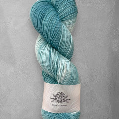 Mina Dyeworks Sock – Seafoam Blue