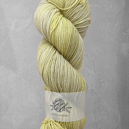 Mina Dyeworks Sock – Lemon Cream Pie